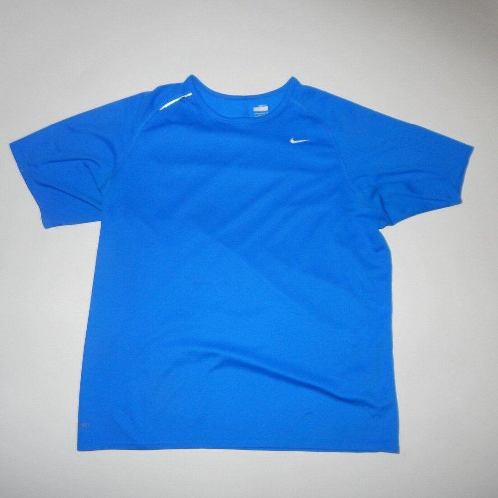 Nike Large Blue Golf Performance T Shirt Dri Fit Blue